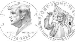US Treasury drafts $1 Trump coin for 250th independence celebration, sparks legal debate