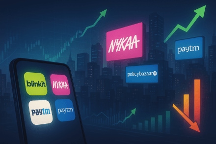 JM Financial highlights India’s internet sector shift in Q2FY26 with Blinkit leading, Nykaa growing, Paytm slowing, and fintech recalibrating.