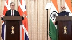 UK PM Keir Starmer India Visit LIVE Updates: PM Modi, Starmer arrive at Jio World Center for CEO Forum