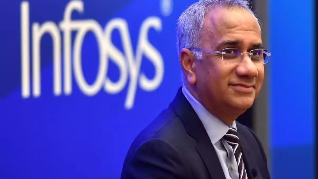 “Our focus will be to share what we’re doing on AI currently. We, of course, track all of that (AI revenue metrics) internally. And as the right time comes, we will start to share that externally,” Infosys CEO Sahil Parekh said “Our focus will be to share what we’re doing on AI currently. We, of course, track all of that (AI revenue metrics) internally. And as the right time comes, we will start to share that externally,” Infosys CEO Sahil Parekh said