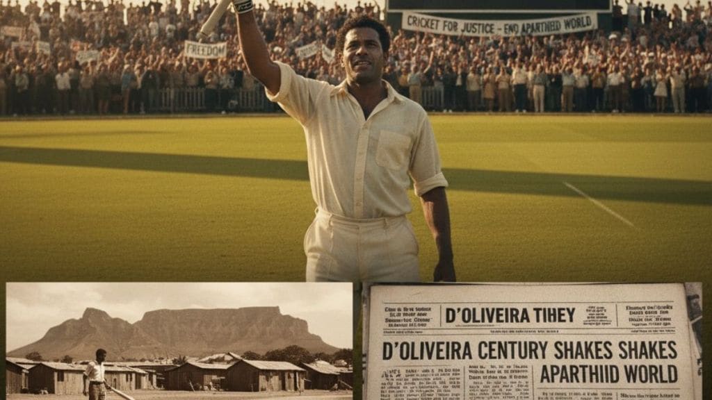 Basil Lewis D’Oliveira captained the non-white South African side to a commanding victory over Kenya in 1956–57. 