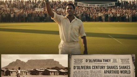 Basil Lewis D’Oliveira captained the non-white South African side to a commanding victory over Kenya in 1956–57. 