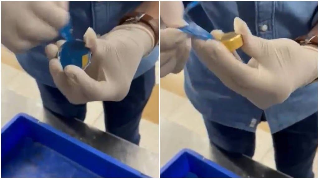 Customs seize 170g gold at Delhi IG Airport Customs seize 170g gold at Delhi IG Airport