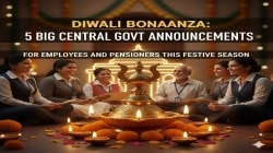 5 big central govt announcements for employees and pensioners ahead of this Diwali – Details here