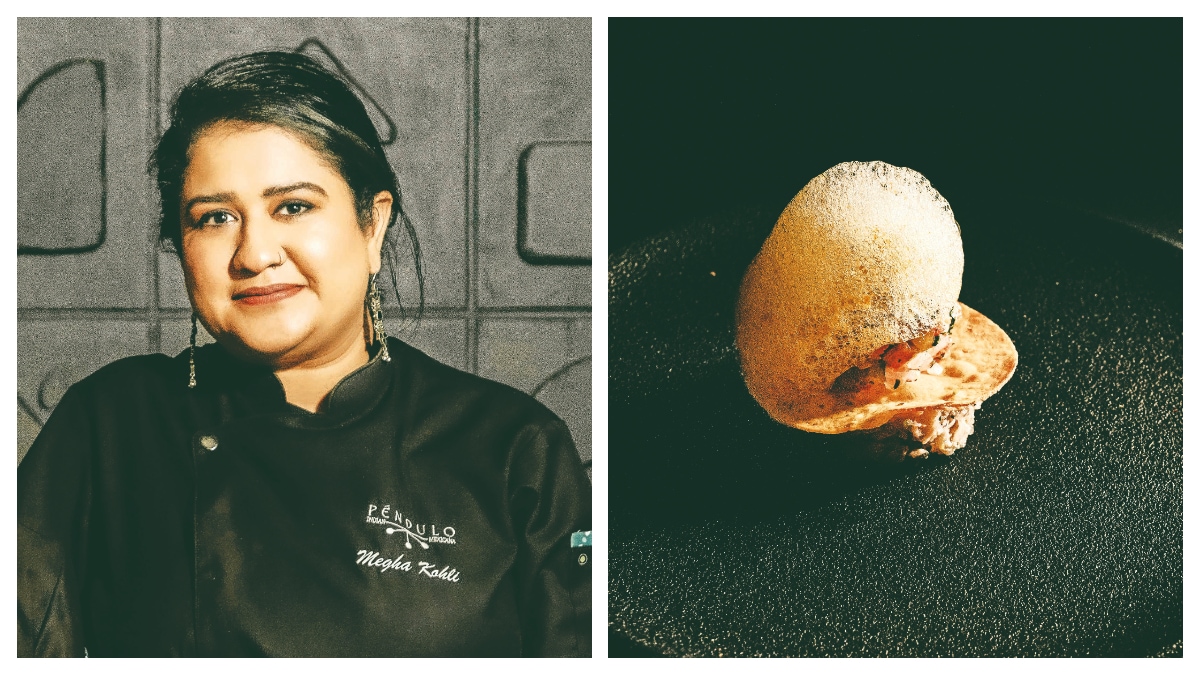 Chef Megha Kohli (L)