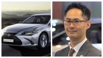 Hikaru Ikeuchi, the president of Lexus India (R). Hikaru Ikeuchi, the president of Lexus India (R).