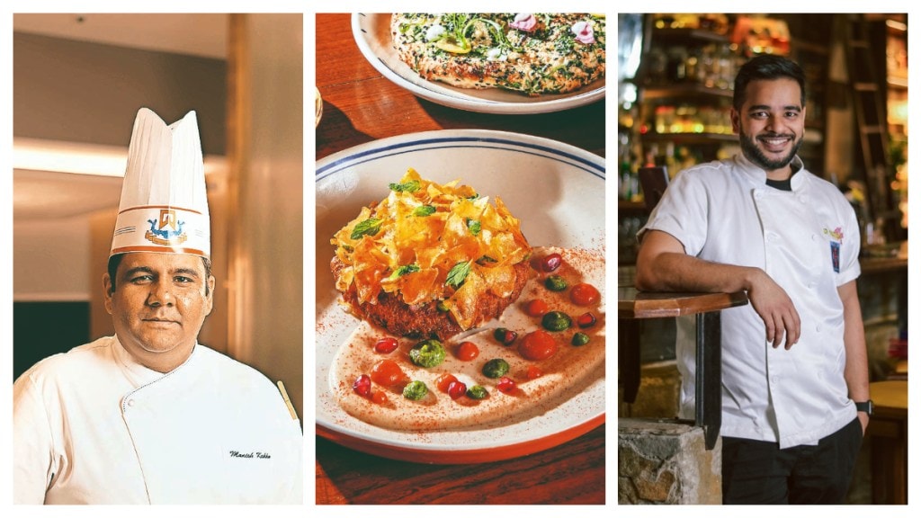 chef Manish Kakkar, Avartana, ITC Maurya (L) and Hussain Shahzad, executive chef, Hunger Inc Hospitality (R)