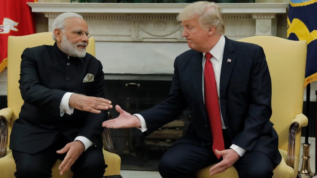 Modi Trump Diwali wishes Modi Trump Diwali wishes