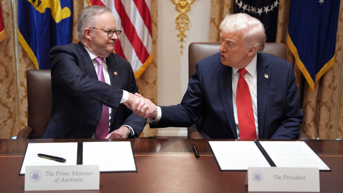 Trump, Albanese sign rare earth deal