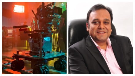 Punit Goenka (R), CEO of Zee Entertainment Enterprises.