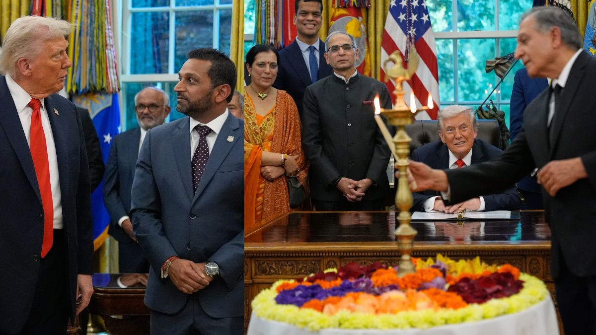 Indian Americans at Trump's White House Diwali celebration