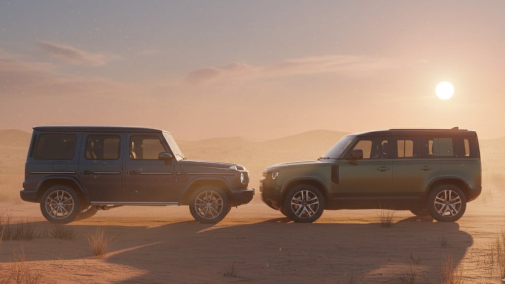 Mercedes-Benz G 450d vs Land Rover Defender 110 D350