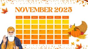 November 2025 festival and observances