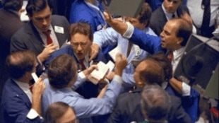 the stock market crashed as the Dow Jones Industrial Average plunged 508 points,