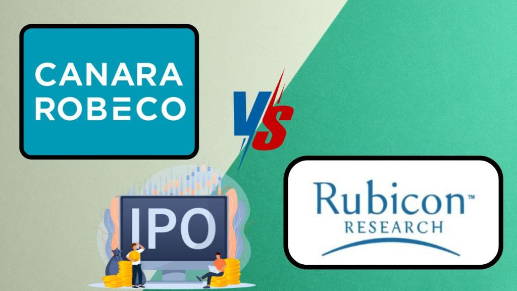 Canara Robeco AMC IPO, Rubicon Research IPO, Canara Robeco vs Rubicon IPO comparison
