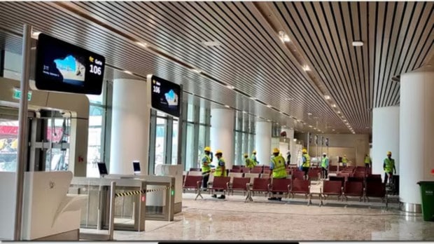 The 1,160-hectare facility will be India's first fully digital airport. Initially, it will feature one runway and one terminal, enabling it to handle approximately 20 million passengers annually. (PTI)