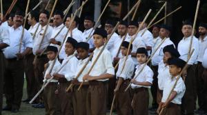 rss in karnataka, Rashtriya Swayamsevak Sangh, Basavakalyana, Bidar hostel cook suspended RSS, RSS route march, karnataka news