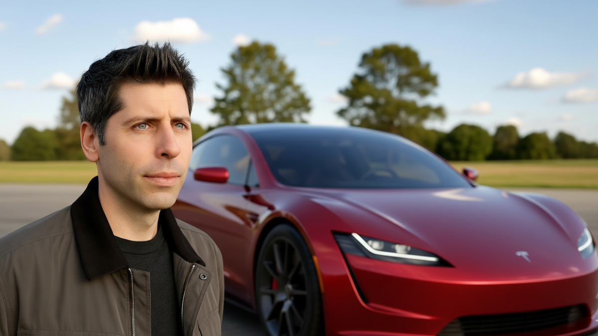 Sam Altman Tesla Roadster Sam Altman Tesla Roadster