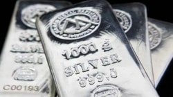 Silver surges 60% in 2025, still short of record peak