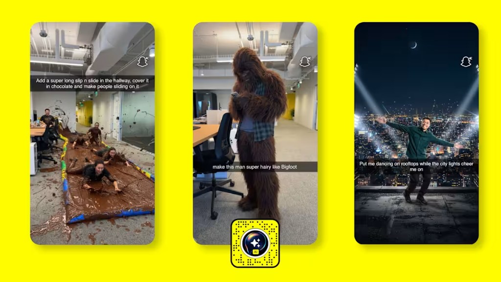 Snapchat Imagine Lens filter