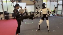 Elon Musk shares viral video of Tesla Optimus robot performing Kung Fu, Netizens react with wild memes