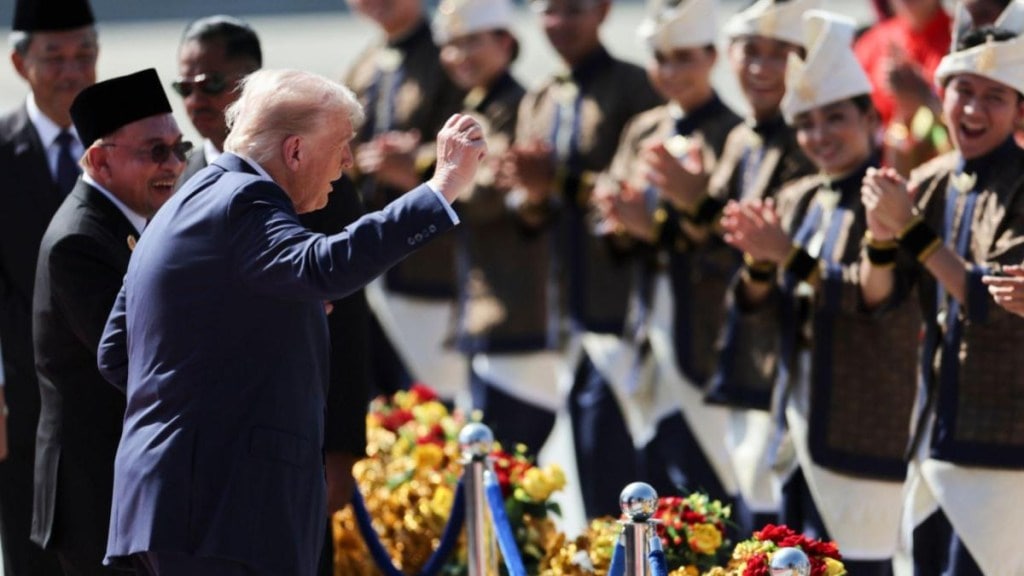 donald trump, trump dance moves, trump dance video, trump dances in malaysia, asean summit, trump airport dancing video, viral video, world news donald trump, trump dance moves, trump dance video, trump dances in malaysia, asean summit, trump airport dancing video, viral video, world news