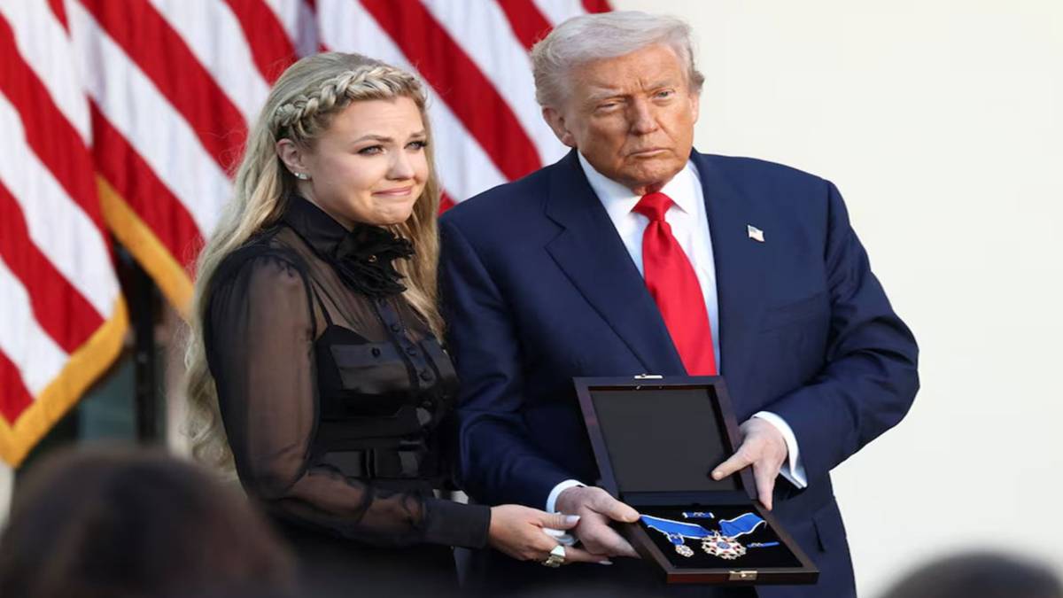 ‘A martyr for truth and freedom’: Trump honours late activist Charlie Kirk with Presidential Medal of Freedom