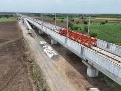 Mumbai-Ahmedabad Bullet Train: 10th steel bridge launched, project remains on track for December 2027
