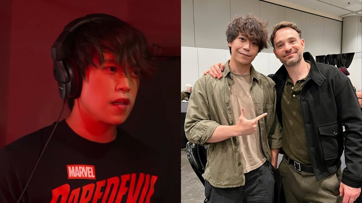 Daredevil crossover - Aleks Le meets Charlie Cox at New York Comic Con 2025.