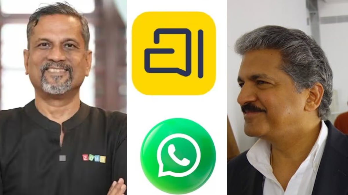 Anand Mahindra has joined the list of people who have downloaded Arattai, the Swadeshi alternative to WhatsApp. He shared this on X (formerly Twitter), and the man behind the app, Sridhar Vembu, said it gives him even more determination.