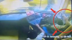 Bengaluru: Video captures BMTC driver suffer seizures, bus rams into 9 vehicles