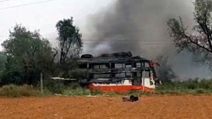 jaipur, rajasthan news, rajasthan bus fire, jaipur fire, jaipur bus fire, Manoharpur bus fire, bus fire, rajasthan bus fire
