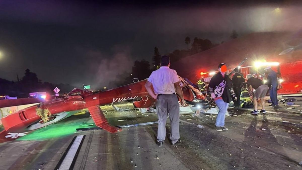 Helicopter crash - Sacramento, California