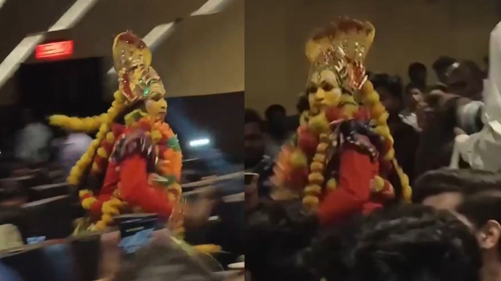 Kantara fan dressed as Daiva in Tamil Nadu