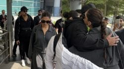Ranbir Kapoor and Deepika Padukone spotted at Mumbai airport, fans go ga-ga over sweet hug!