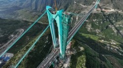 China unveils world’s tallest, longest mountain bridge – All about huajiang grand canyon bridge
