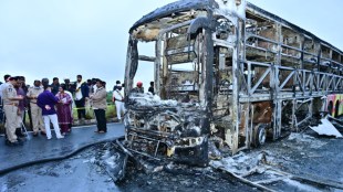 Kurnool bus tragedy: 12 dead, 9 missing after bus catches fire on Hyderabad-Bengaluru highway; Naidu expresses shock