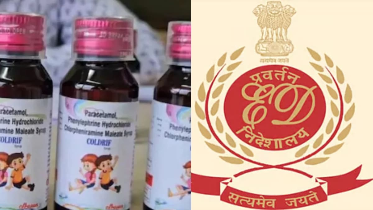 Coldriff cough syrup deaths: ED raids 7 Locations in Chennai linked to Sreesan Pharma, drug control officials