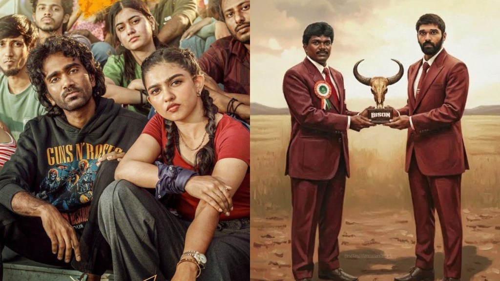 Dude vs Bison Kaalamaadan: Which Diwali release is ruling the Box Office currently? (Image source: Pradeep Ranganathan/X, Mari Selvaraj/X) Dude vs Bison Kaalamaadan: Which Diwali release is ruling the Box Office currently? (Image source: Pradeep Ranganathan/X, Mari Selvaraj/X)