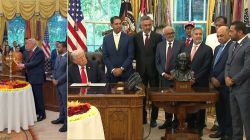 Trump lights Diwali diyas in Oval Office, Kash Patel says ‘honour to be 1st-gen Indian-American’