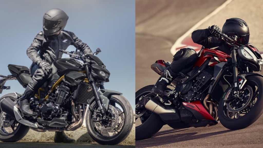 kawasaki z900 vs triumph street triple 765rs