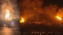 Los Angeles oil refinery explosion: Large-scale fire outside LAX airport; heart-dropping videos go viral
