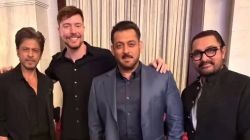 YouTuber Mr Beast poses with 3 Khans of Bollywood; Internet loses calm seeing the ‘billion-dollar picture’