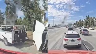 Ontario truck crash - Dashcam footage