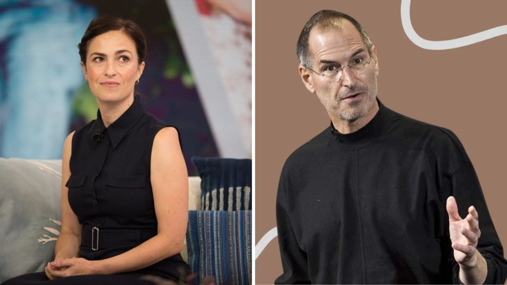 Steve Jobs and his daughter Lisa Brennan-Jobs
