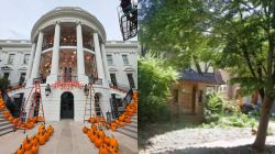 Melania’s White House Halloween makeover goes viral as Trump’s ‘haunted’ childhood home sparks concerns