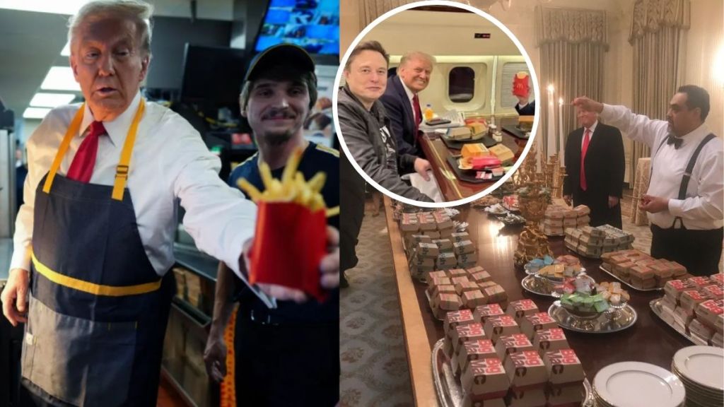 Trump McDonald's order Trump McDonald's order