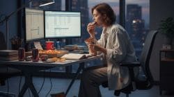 Munching at your desk or stress eating? Experts on how to identify harmful patterns in your diet
