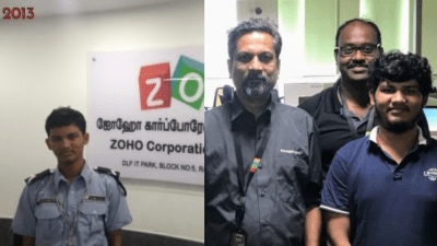 Started as a security guard at Zoho, today he’s a software engineer – meet Abdul Alim