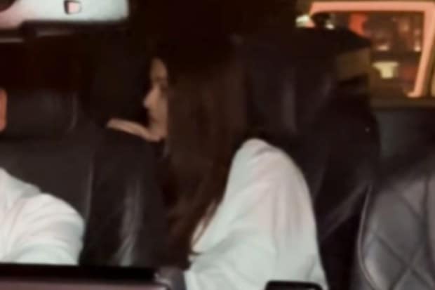 Aishwarya Rai and Abhishek Bachchan arrived a little later to the memorial, but represented the Bachchans at the prayer meet. Aishwarya specifically looked melancholic as paparazzos caught a glimpse of her insider her car, as they prepared to leave. (Image source: X)